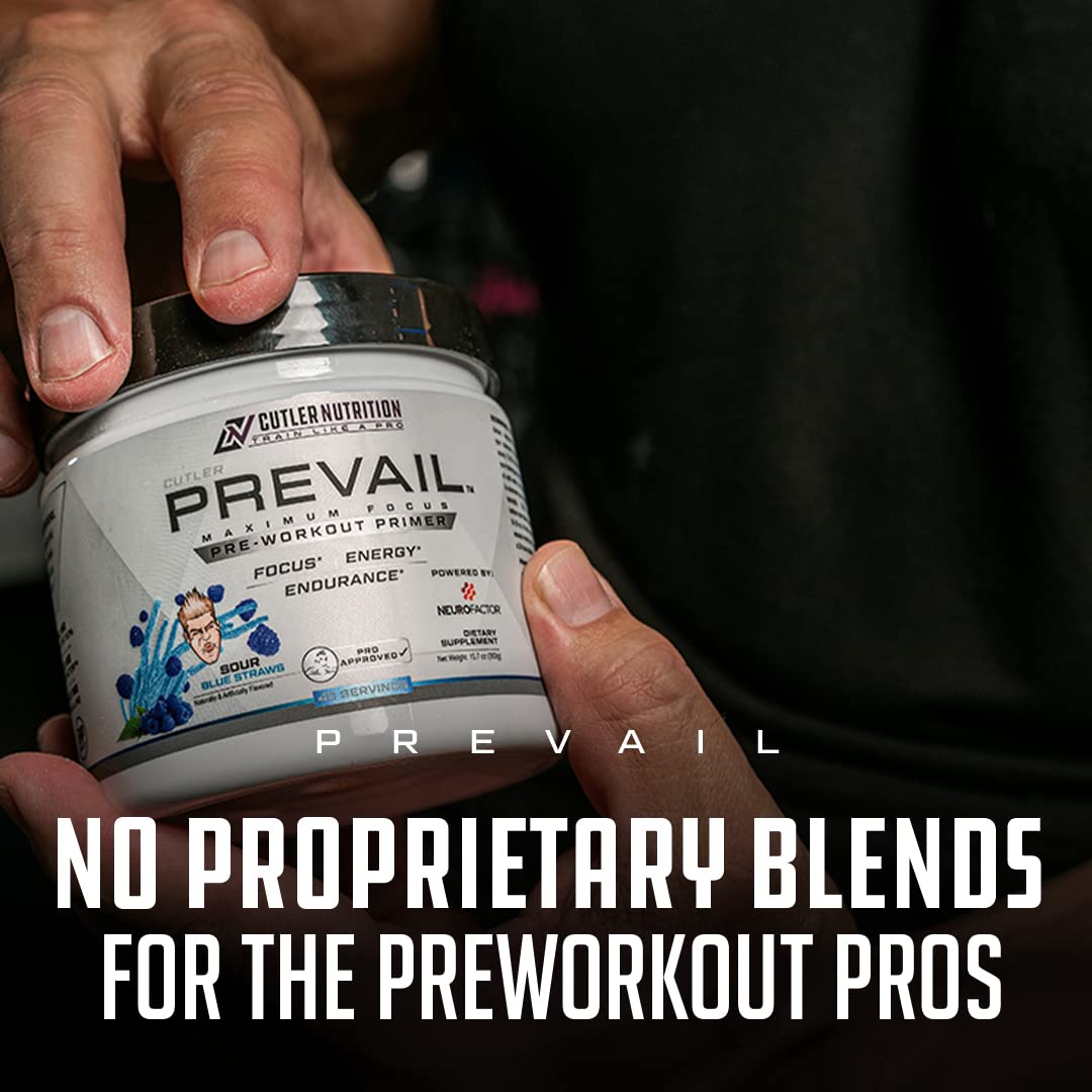 Prevail Pre Workout Powder with Nootropics: Pre-Workout Drink for Men and Women Cutler Nutrition Au supplements