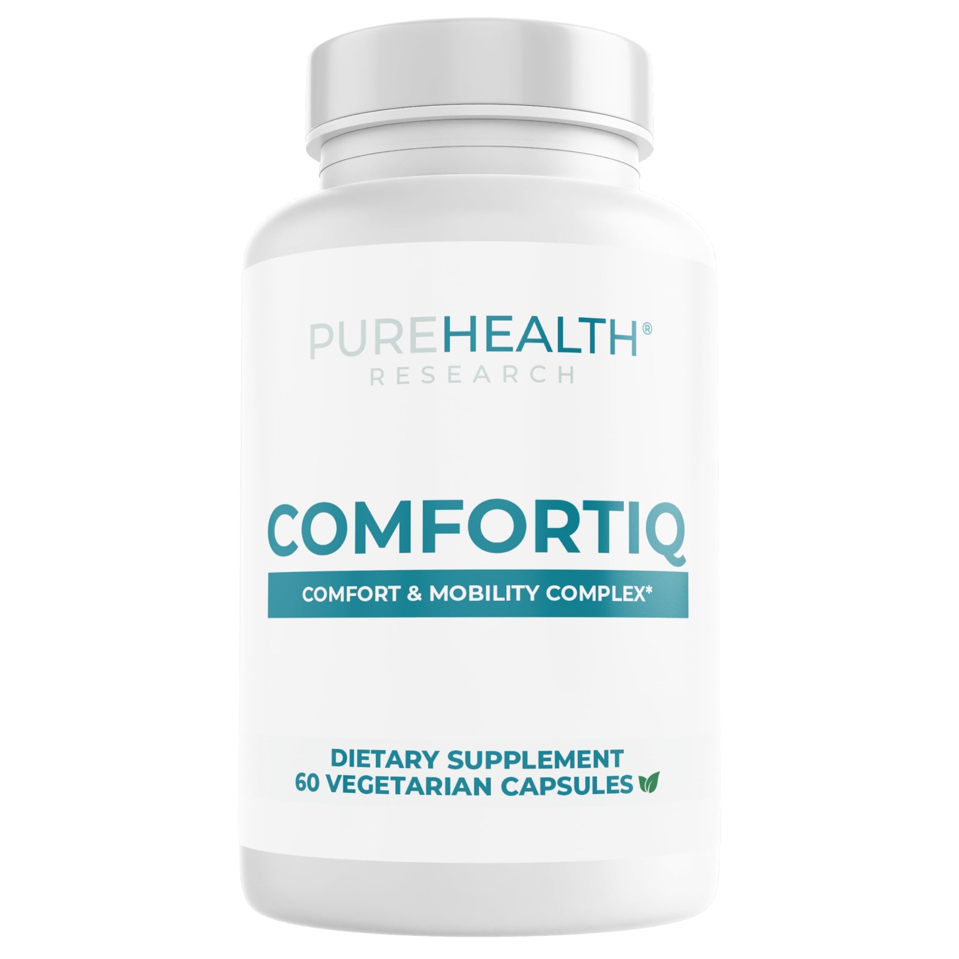 PUREHEALTH RESEARCH Comfortiq - Back Discomfort Supplement - Joint Health Support for Women & Men - with CoQ10, Turmeric, Acetyl L-Carnitine, Boswellia & More - 60 Capsules PUREHEALTH RESEARCH Au supplements