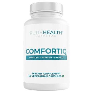 PUREHEALTH RESEARCH Comfortiq - Back Discomfort Supplement - Joint Health Support for Women & Men - with CoQ10, Turmeric, Acetyl L-Carnitine, Boswellia & More - 60 Capsules PUREHEALTH RESEARCH Au supplements