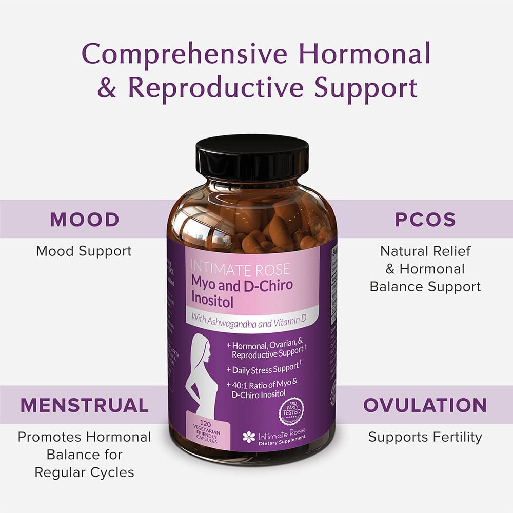 Save 10% on Myo-Inositol & D-Chiro Inositol 40:1 Blend & Vaginal Probiotics for Women Intimate Rose Au supplements