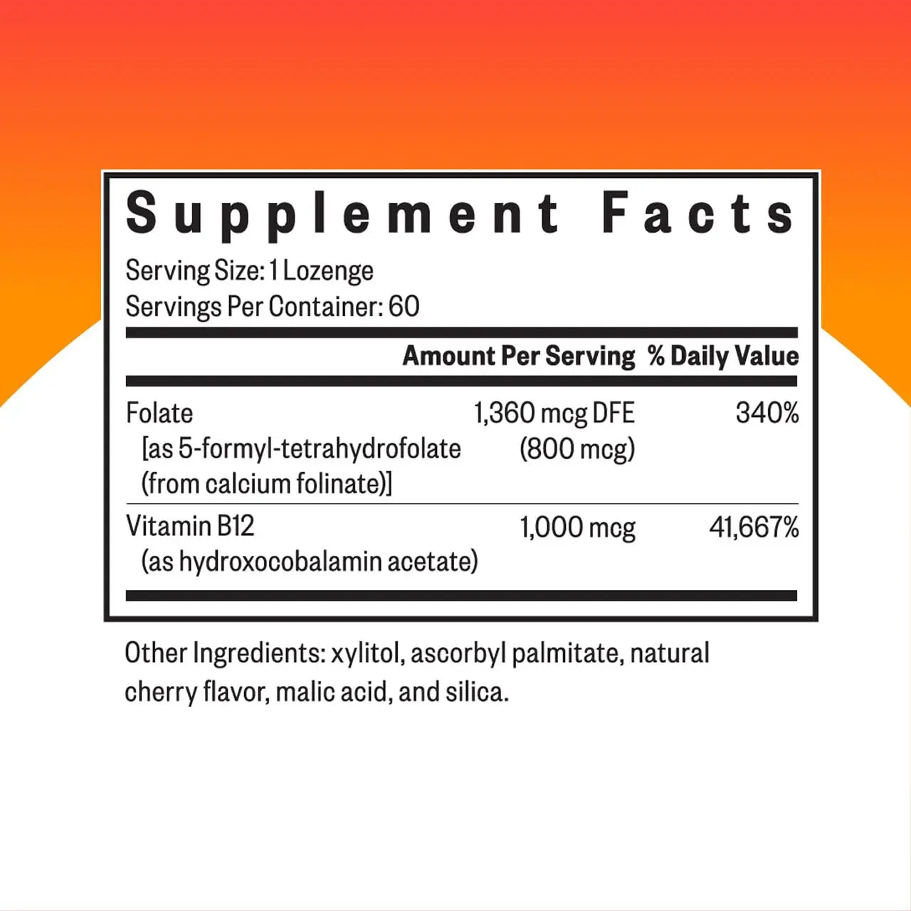 Seeking Health Hydroxo B12 with Folinic Acid - Supplement with Non-Methylated Form of Folate Seeking Health Au supplements