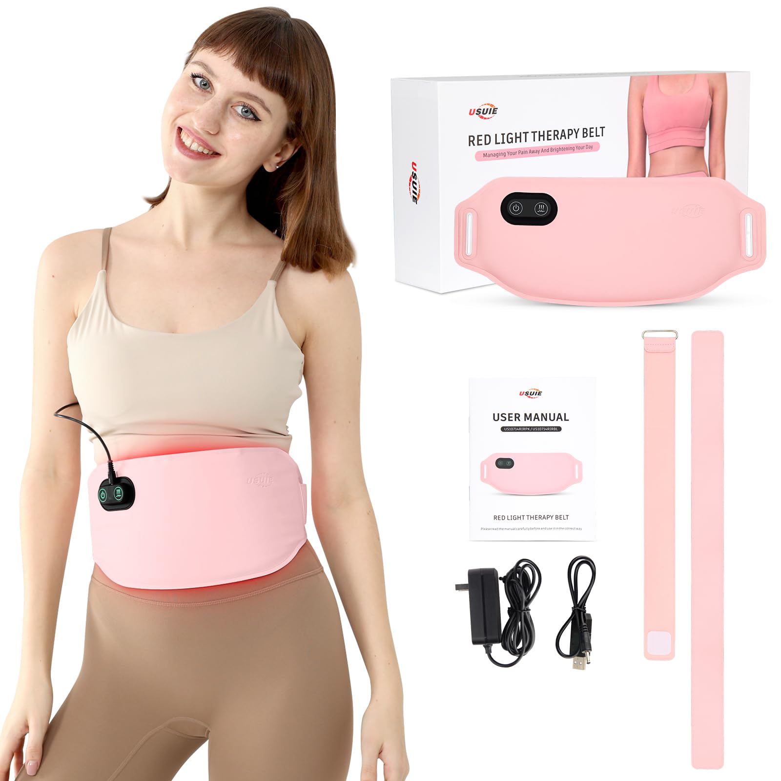 Red Light Therapy Belt for Body, Infrared Light Therapy for Pain Relief, Waterproof Red Light Therapy USUIE Au supplements