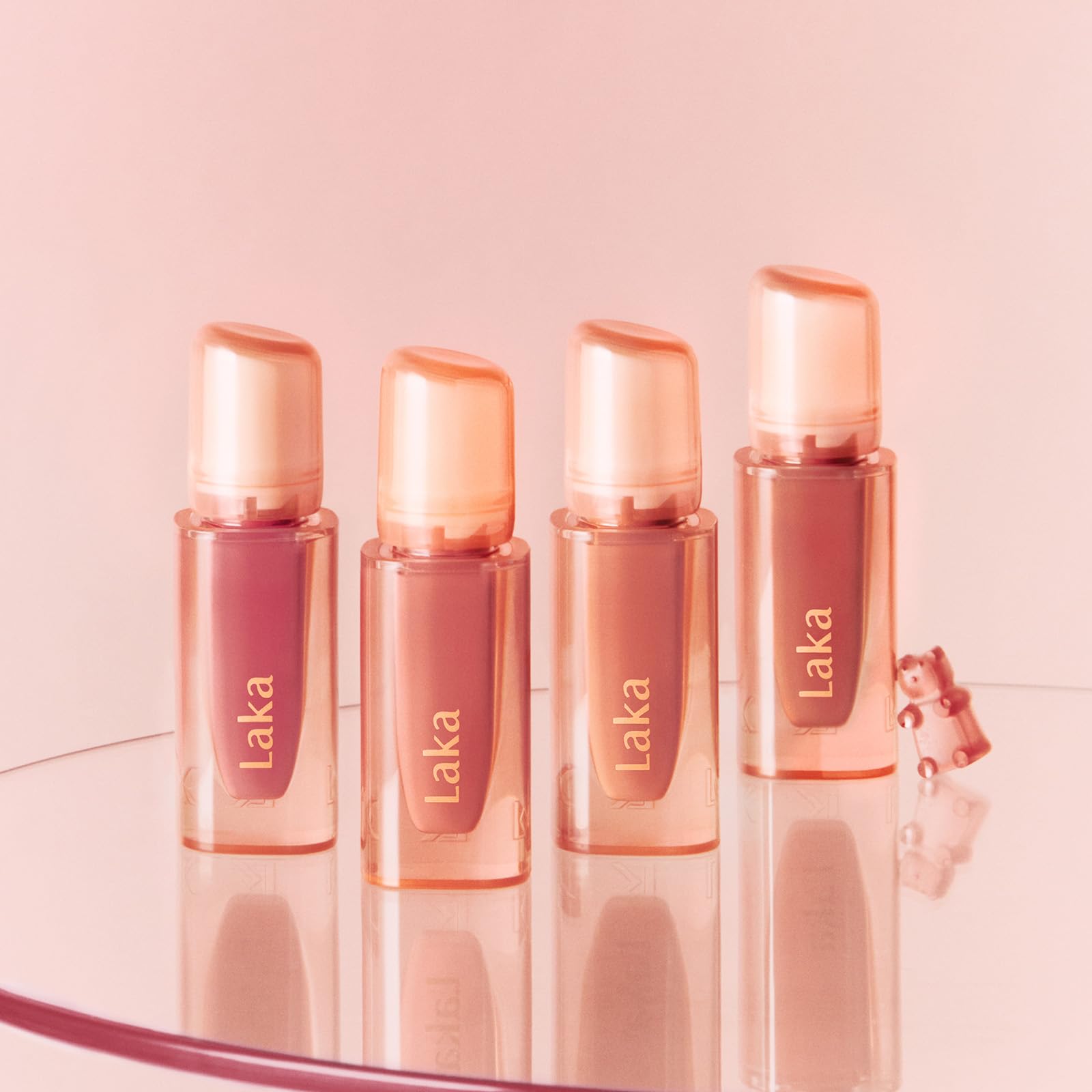 Laka Jelling Nude Gloss, 4.5g/0.15oz, Sheer Hydrating Lip Oil with No Stain, Non-Sticky, Nourishing Gloss for a Glowy Look, K-Beauty (#306 Angelring) Laka Au supplements