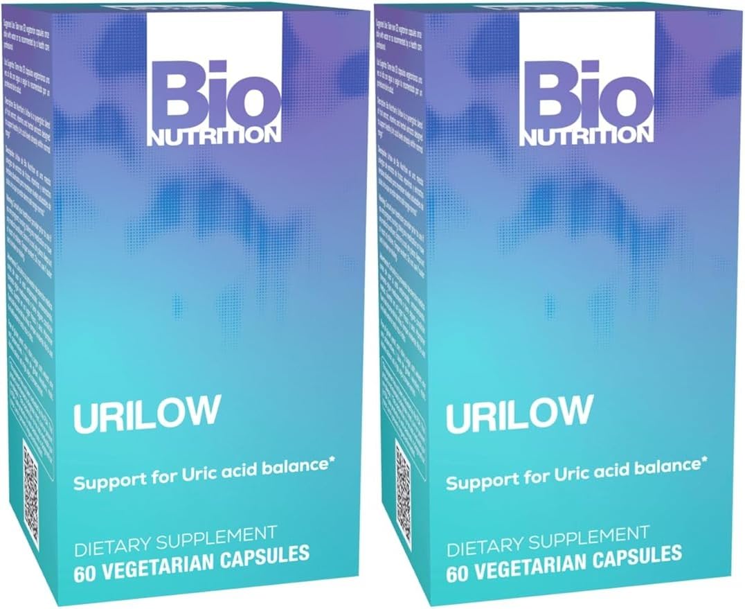 Bio Nutrition 2 Pack Urilow 60 Vegetarian Capsules | Natural Support for Urinary Health | Promotes a Healthy Uric Acid Balance Bio Nutrition Au supplements