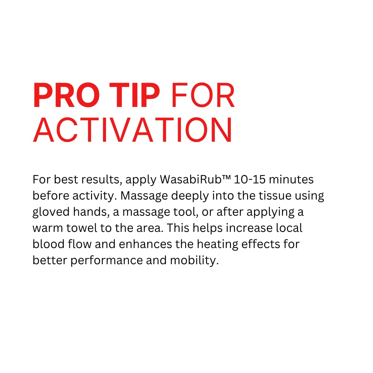 WasabiRub Sports Topical Pain Relief Gel - Joint & Muscle Care - Lightweight Fast-Absorbing Gel for Everyday Movement SportPharm Au supplements