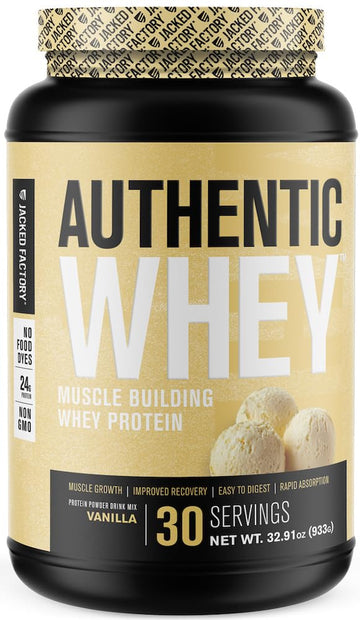 Jacked Factory Authentic Whey Muscle Building Whey Protein Powder - Low Carb Jacked Factory Au supplements