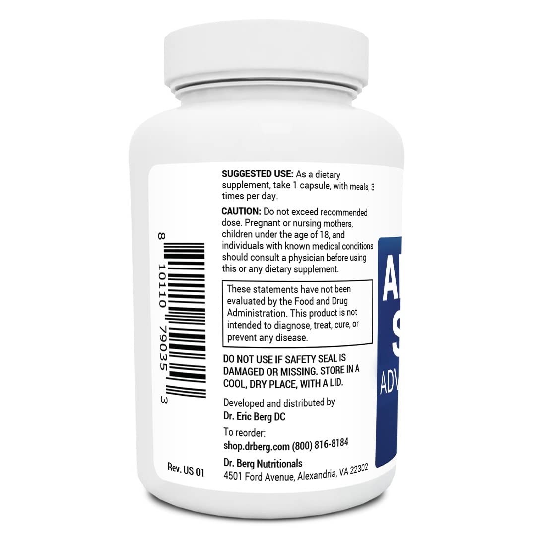 Dr. Berg’s Adrenal Stress Advanced Formula - Adrenal Support Supplements for Stress Dr. Berg Nutritionals Au supplements