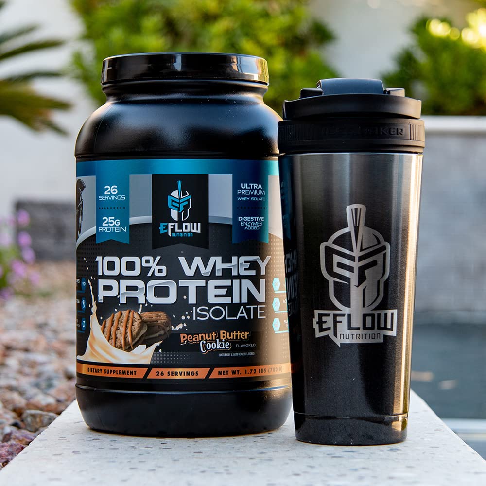 eFlow Nutrition 100% Whey Protein Isolate - Lactose-Free Digestive Enzymes Added eFlow Nutrition Au supplements