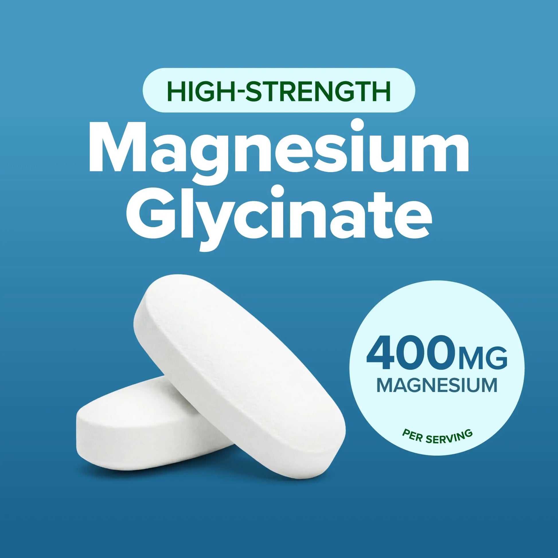 Magnesium Glycinate 400mg | 4+ Month Supply | Sleep, Relaxation & Muscle Support | High Absorption Chelated Magnesium Supplement for Women & Men | Gentle on Digestion | Vegan | 270 Tablets Purely Holistic Au supplements