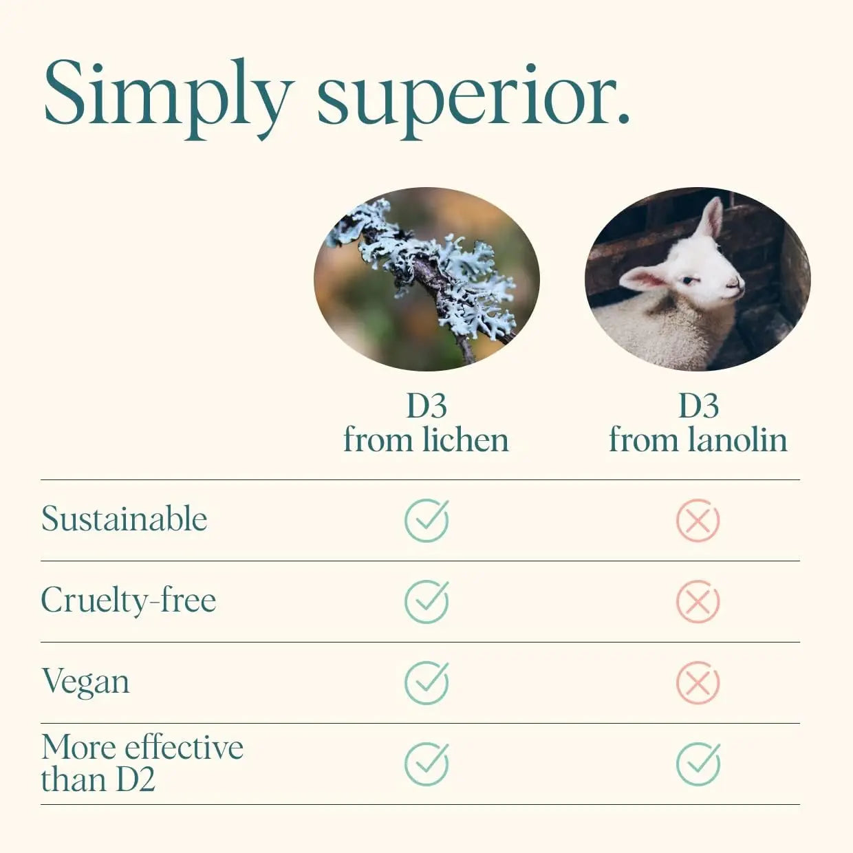 Ora Organic Vitamin D3 2000IU - Vegan Vitamin D Chewables from Lichen for Bone Health, Immune Support, & Mood | Maximum Absorption - 1 Month Supply, 30 Vegan Chewable Vanilla Tablets Ora Organic Au supplements