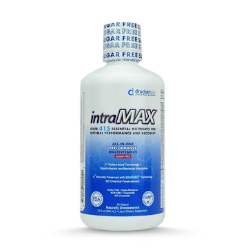 intraMAX Drucker Labs Organic Sugar-Free All-in-One Performance Liquid Multivitamin for Men & Women | Non-GMO, Gluten & Dairy Free | with Magnesium, Zinc, Vitamins D, C & E | 32 oz intraMAX Au supplements