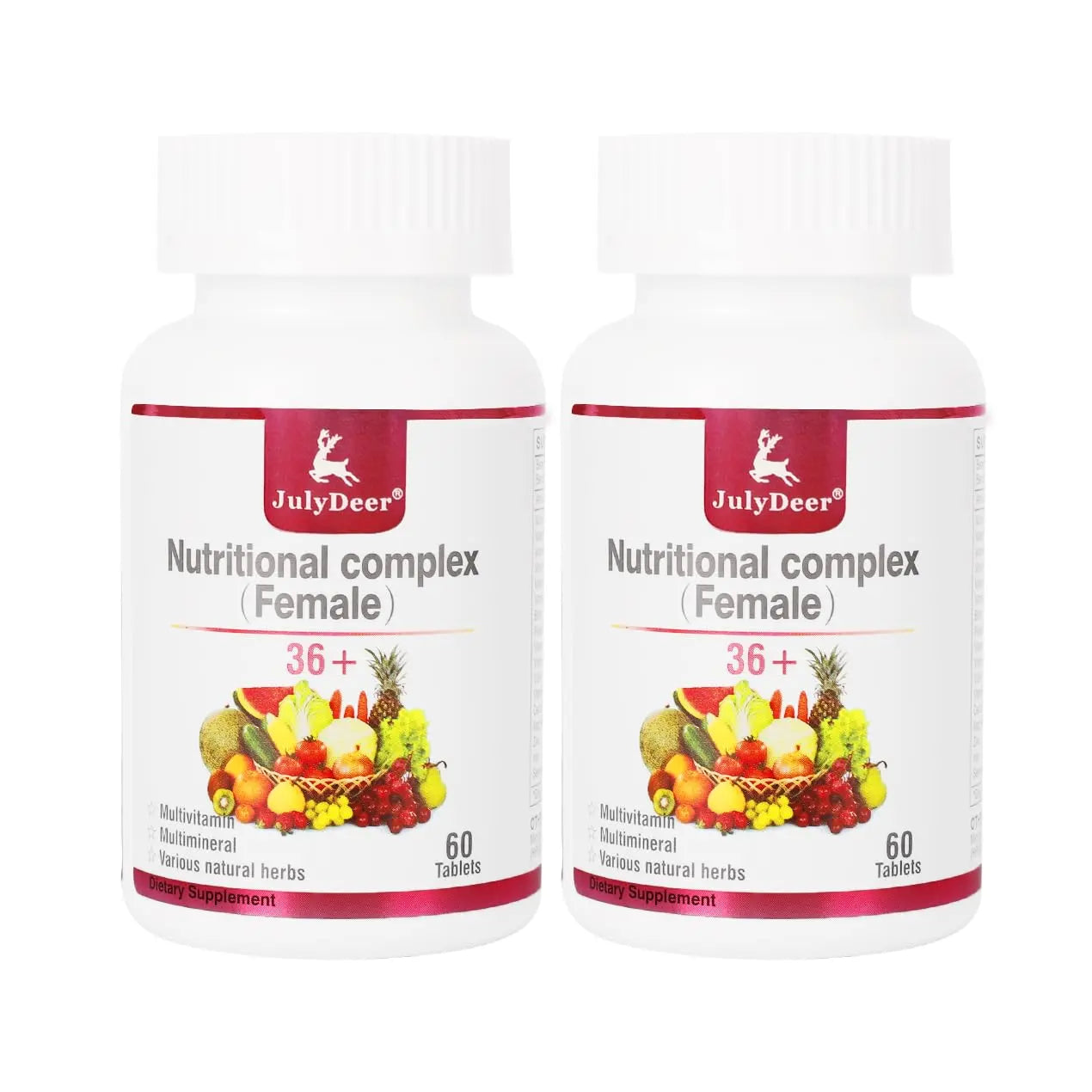 JulyDeer One Daily Tablet Multivitamin for Women - Complete Multimineral with Vitamin A, C, D, E and B-Complex, Zinc & More for Women's Immunity JulyDeer Au supplements
