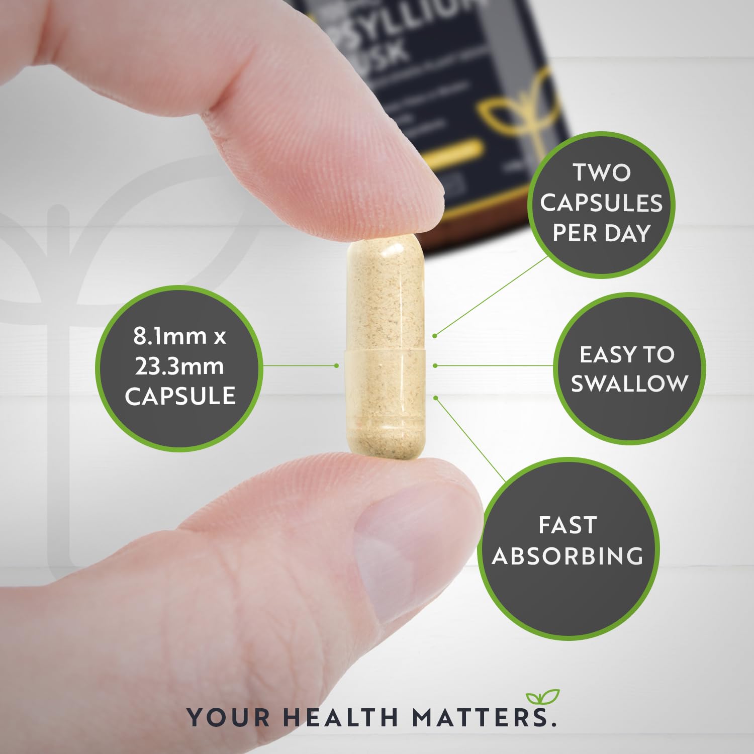 Psyllium Husks Fibre Supplement – 1400mg per Serving – Naturally High in Soluble Fibre Nutravita Au supplements