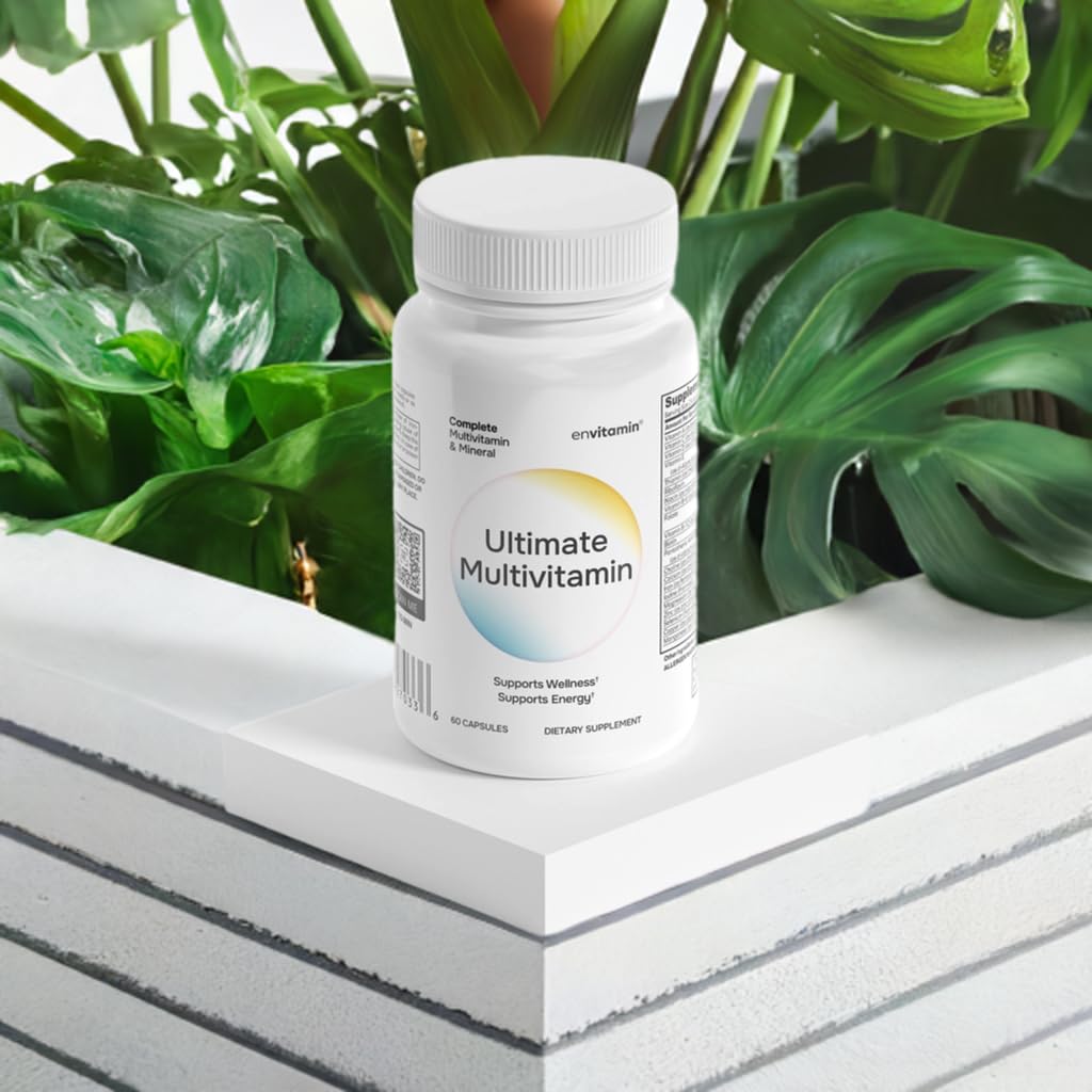 envitamin Ultimate Multivitamin Multimineral and Superfood with 42 Fruit and Vegetable Blend, 60 Count envitamin Au supplements