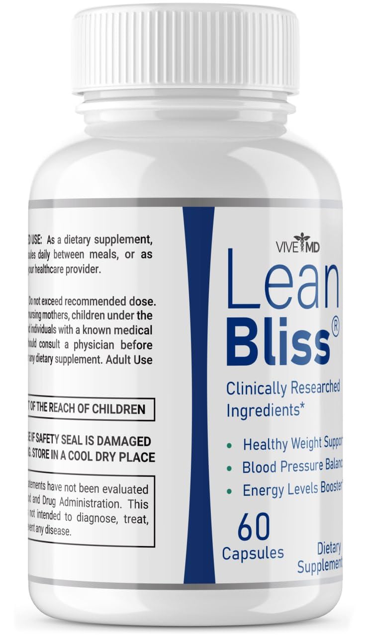 Lean Bliss Official Formula for Maximum Strength - Natural Slim Capsule Advanced Metabolism VIVE MD Au supplements