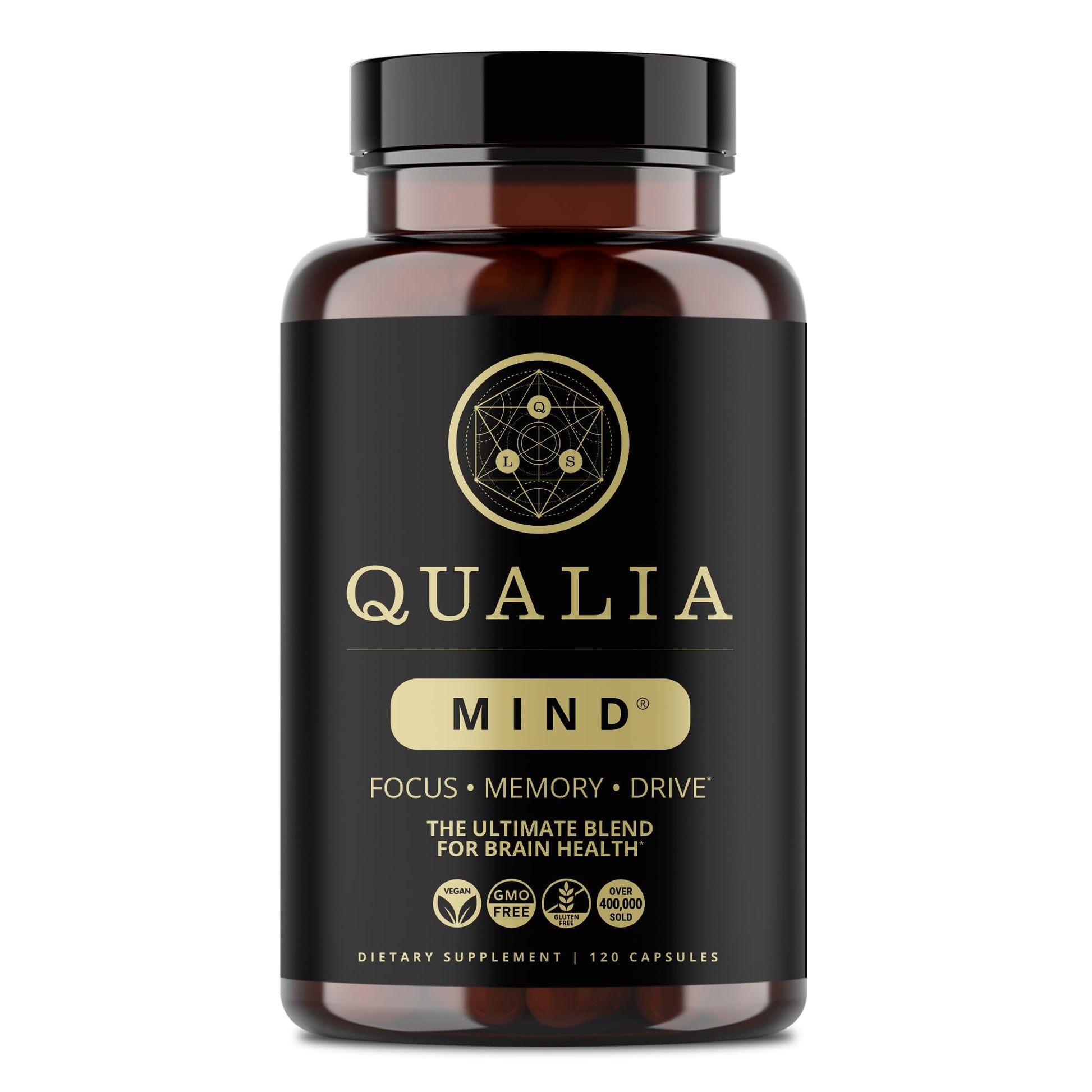 Qualia Life Sciences Qualia Mind | The Ultimate Blend for Brain Health* | Doctor-Formulated Nootropic to Fuel Focus & Concentration* | Supports Long Term Brain Health| Maintain Drive & Productivity QUALIA LIFE SCIENCES Au supplements