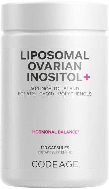 Codeage Liposomal Ovarian Inositol + Supplement - Myo-Inositol, D-Chiro-Inositol Codeage Au supplements