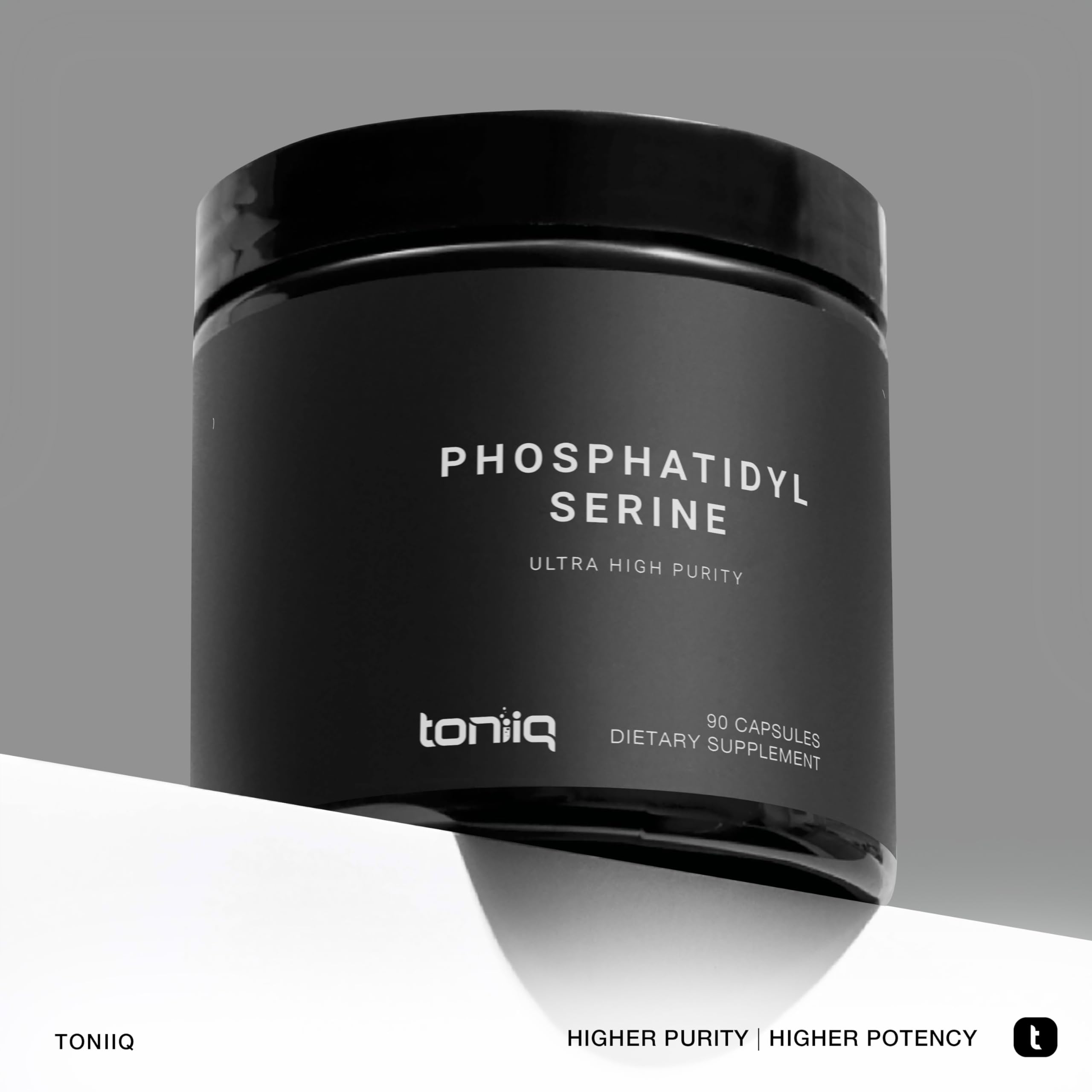 Toniiq Phosphatidylserine - 400mg Formula - World’s First 50% Purity - Highest Purity in The US - Soy Free Phosphatidylserine Supplement - 90 Veggie Capsules Toniiq Au supplements