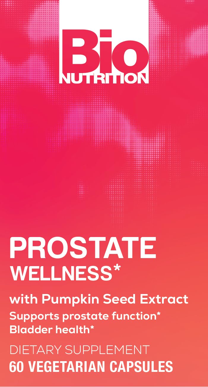 Bio Nutrition Prostate Wellness with Pumpkin Seed Extract 60 Capsules Bio Nutrition Au supplements