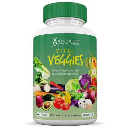 (20 Pack) Vital Fruits and Veggies Supplement Whole Food Red & Green Superfoods Justified LaboratoriesAU supplements