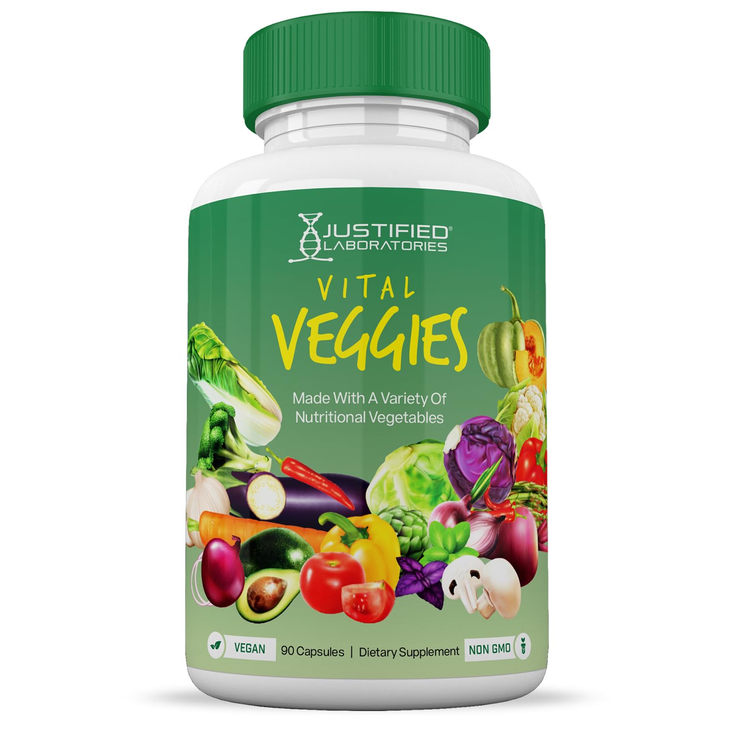 (6 Pack) Vital Fruits and Veggies Supplement Whole Food Red & Green Superfoods Justified Laboratories Au supplements