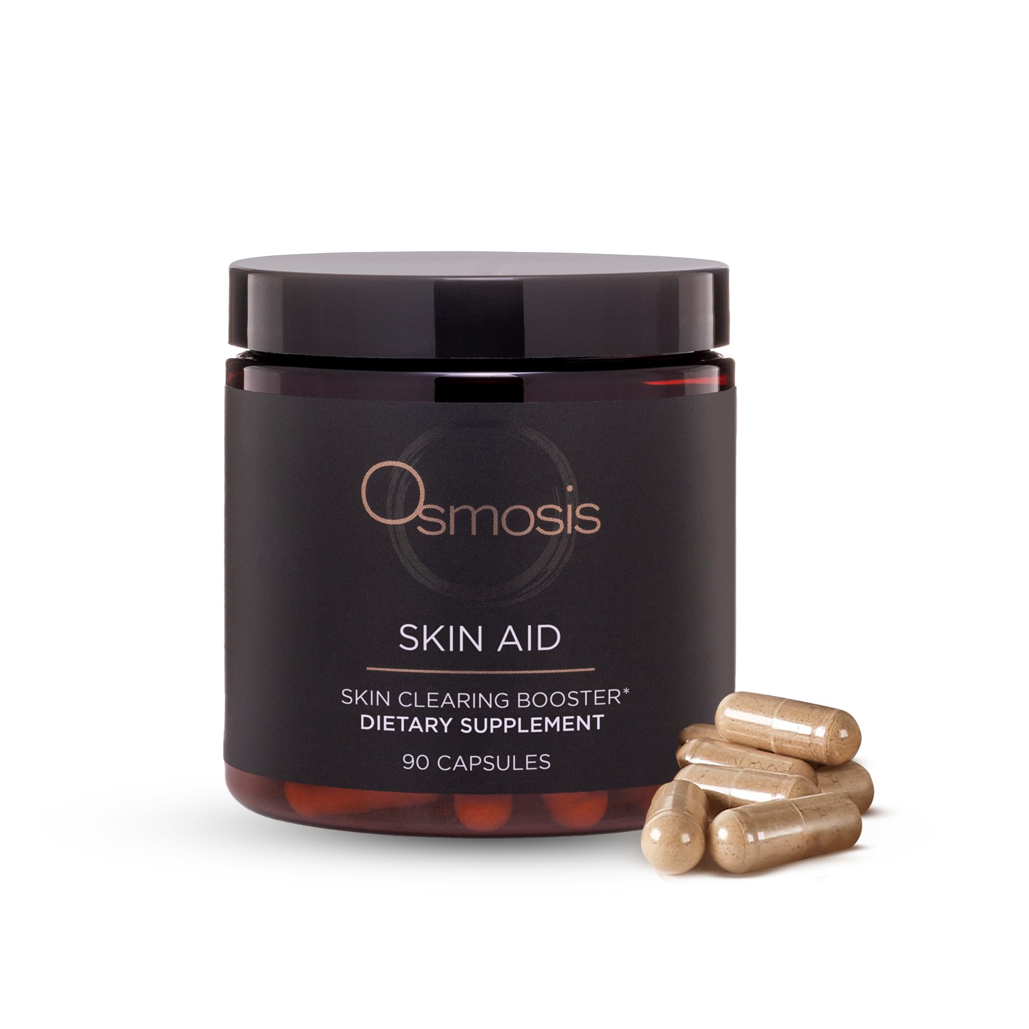 OSMOSIS Skin Aid Daily Supplement, Microbiome and Immunity Support, Vitamin A, for Acne and Blemish Prone Skin, 90 Count OSMOSIS Au supplements