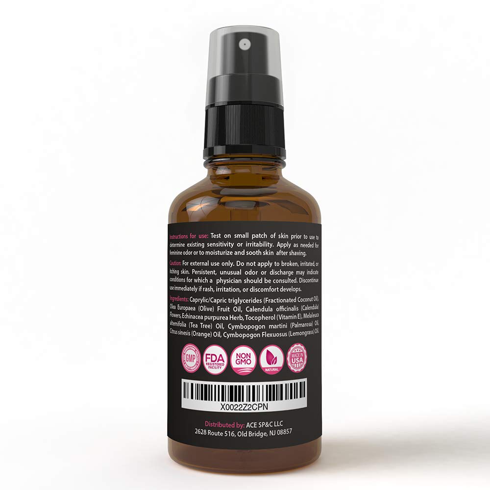 pHresh Feminine Spray - 100% All Natural Yoni Oil for Women - with Tea Tree, Lemongrass, Orange Essential Oils ACE NUTRITION Au supplements