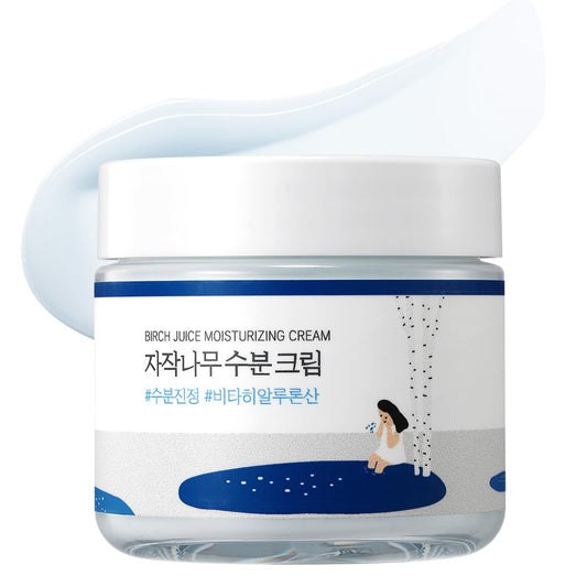 ROUND LAB Birch Juice Moisturizing Cream 2.7 Fl Oz, 48-Hour Deep Hydrating Face Moisturizer with Birch Sap & Vita Hyaluronic Acid for Acne-Prone Skin ROUND LABUS supplements