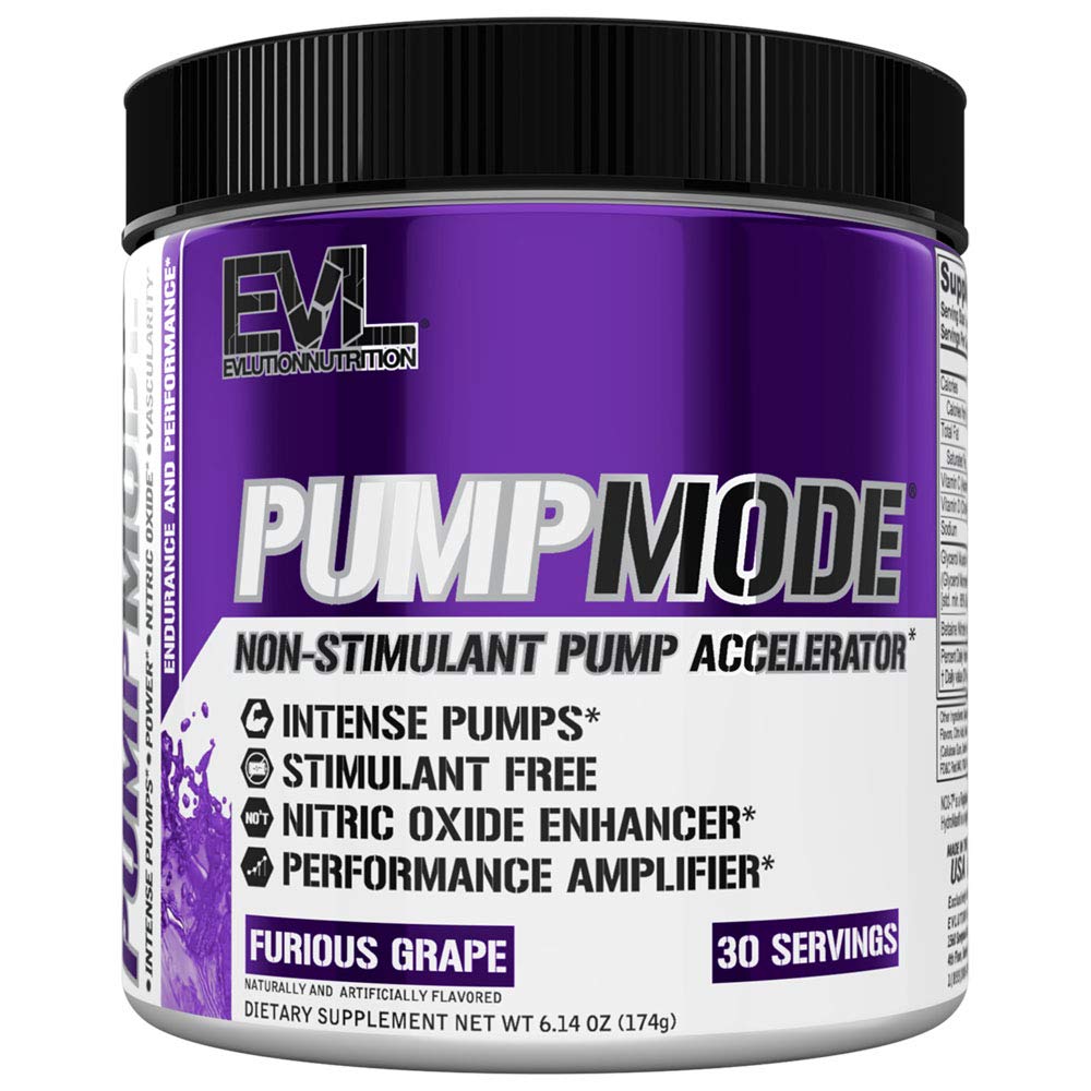 EVL PumpMode Nitric Oxide Supplement - Nitric Oxide Booster Pump Pre Workout Powder Evlution Au supplements