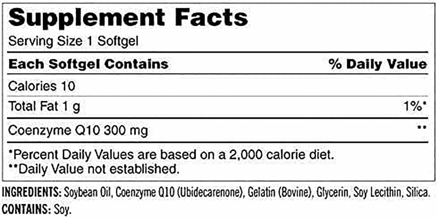 CARZIX CoQ10 300mg,100 Softgels-Helps Maintain Healthy Blood Pressure，Romotes CARZIX Au supplements