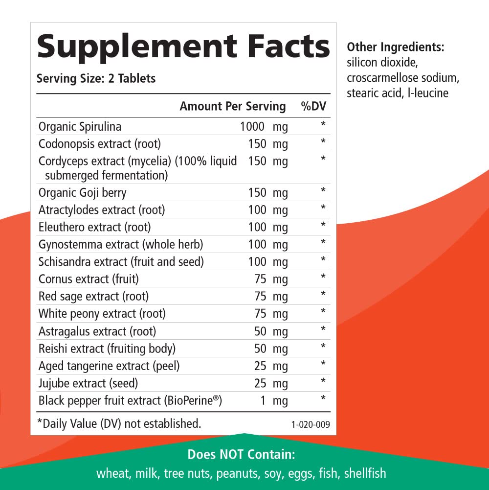 Energy Plus by Pure Essence - Caffeine Free, All Natural Herbal Energy and Focus Supplement - Smooth, No Jitters No Crash - 60 Tablets PURE ESSENCE LABS Au supplements