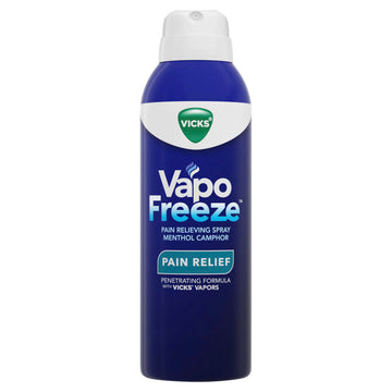 Vicks VapoFreeze Menthol Pain Relieving Spray 3oz, for Muscles & Joint Pain Associated with Arthritis, Simple Backaches, Strains, Sprains, Bruises, Vicks Vapors, Penetrating Formula Vicks Au supplements