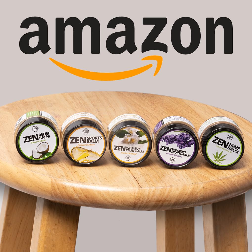 ZEN Variety Pack – Plant-Based Topical Balm Collection – Includes Relief, Sports, Women’s Sports, Women’s Relief & Hemp – 0.7 oz Each – #TrustedByLegends ZEN Au supplements