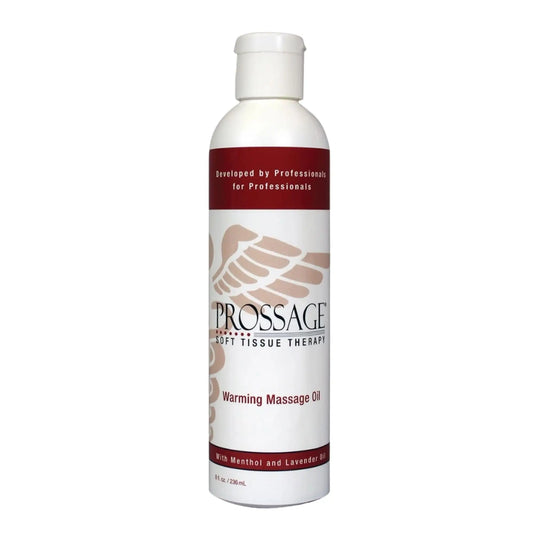 Prossage Heat Warming Relief Massage Oil for Therapuetic Massages, Deep Tissue Massages, and Aromatherapy, Topical Reliever, 8 Ounce Bottle THERABANDAU supplements