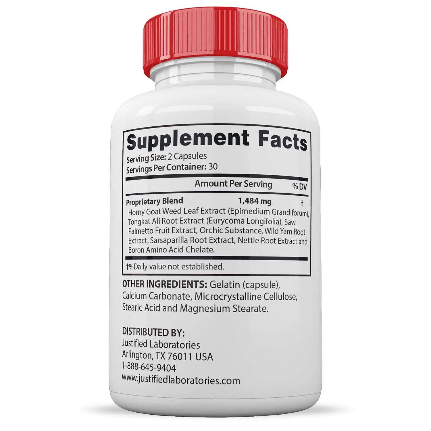 (2 Pack) Vital Grow XL Pills 1484MG Advanced Formula Proprietary Blend for Men 60 Capsules Justified Laboratories Au supplements