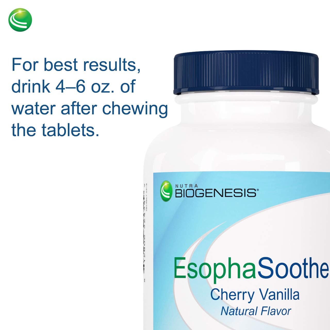 Nutra Biogenesis EsophaSoothe - Chewable Esophogeal Support with Magnesium, Potassium & Calcium for Men & Women - 60 Tablet Chews Nutra BioGenesis Au supplements