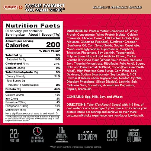 BSN Syntha-6 Whey Protein Powder, Cold Stone Creamery- Cookie Doughn't You Want BSN Au supplements