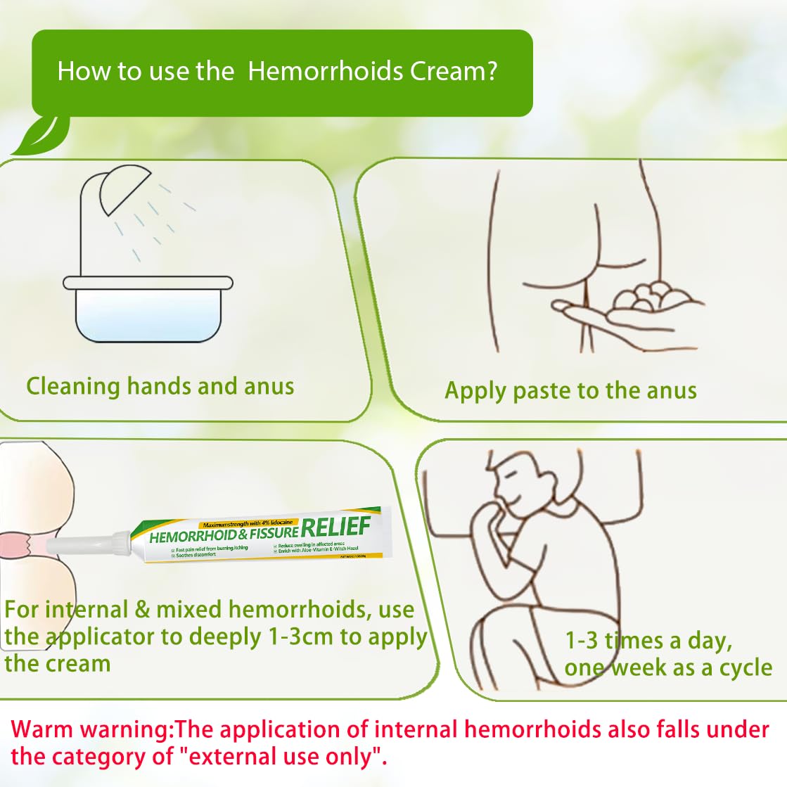 CainNeks Hemorrhoid & Fissure Relief Ointment 20g– 4% Lidocaine Maximum Strength Hemorrhoid Cream, Fast Itching Burning Swelling Relief, Herbs Fast Acting Ingredients. 0.7 oz. CainNeks Au supplements