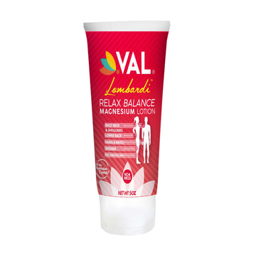 VAL Lombardi Relax Balance Magnesium Lotion | Arnica, Camphor & Menthol | Fast Relief for Joints, Muscles, Back, Shoulders, Feet | Non-Greasy | 5oz VAL Au supplements