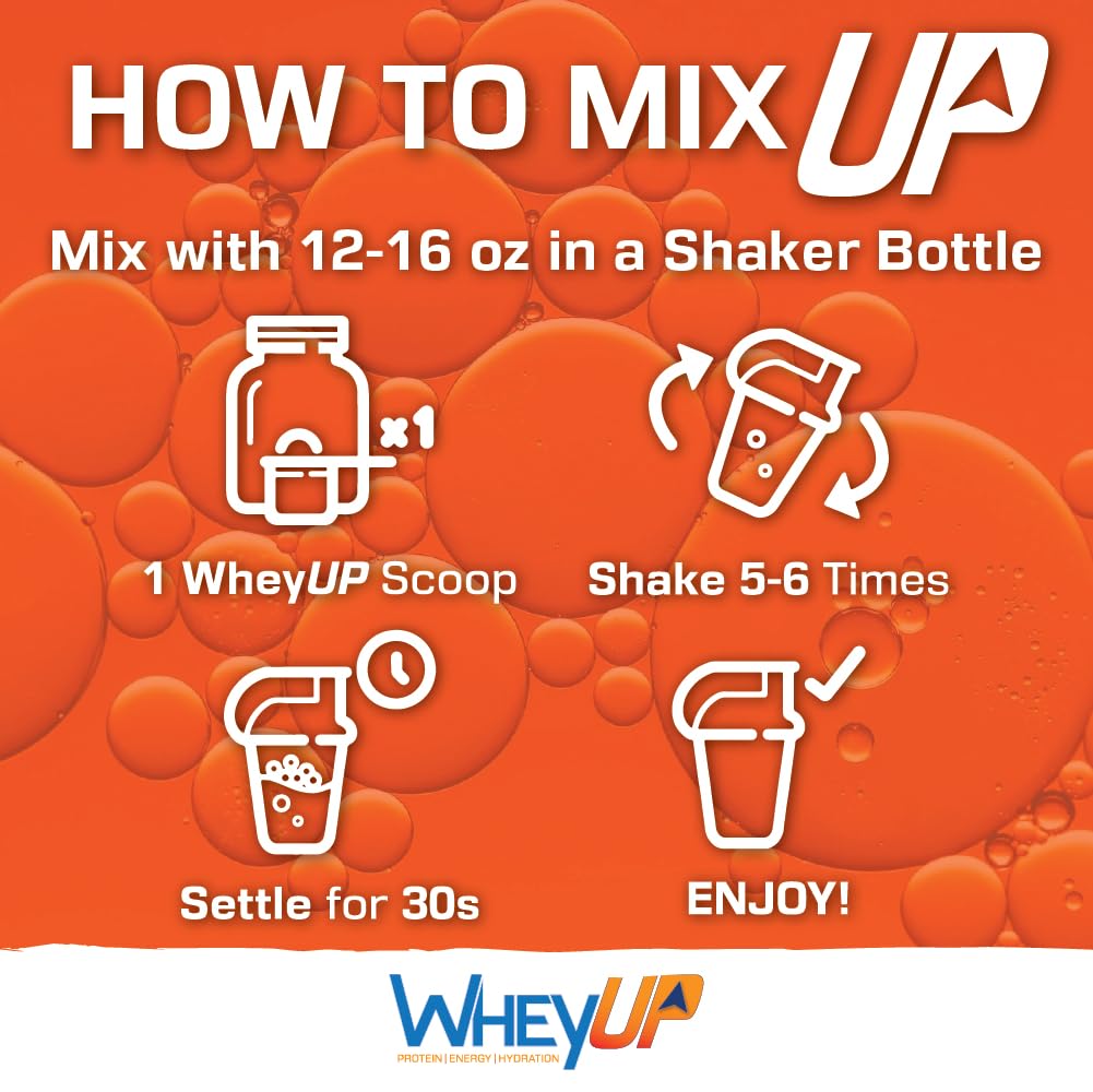 WheyUP Clear Whey Isolate Protein Powder, Blue Raspberry - 150mg Caffeine - 20 Servings WheyUP Au supplements