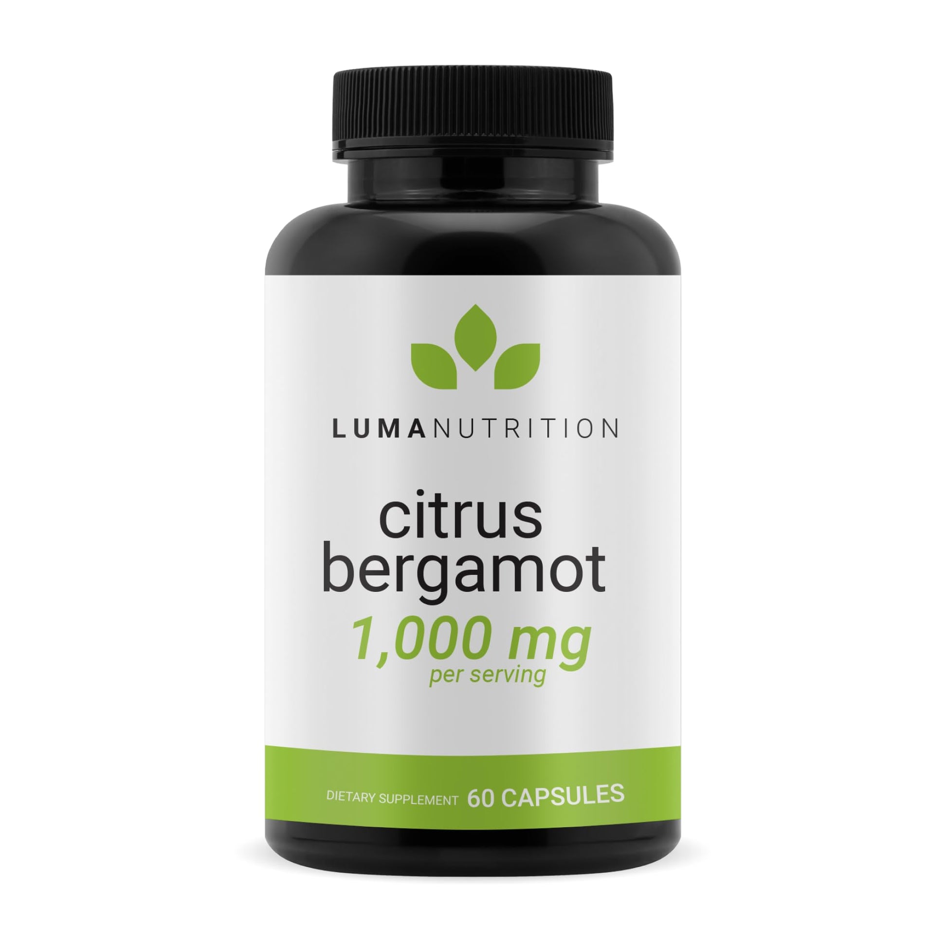 Luma Nutrition Citrus Bergamot 1000mg Per Serving - Citrus Bergamot Supplement - Heart Health Support - Made in the USA - Veteran Owned - 60 Capsules, 30 Servings Luma Nutrition Au supplements