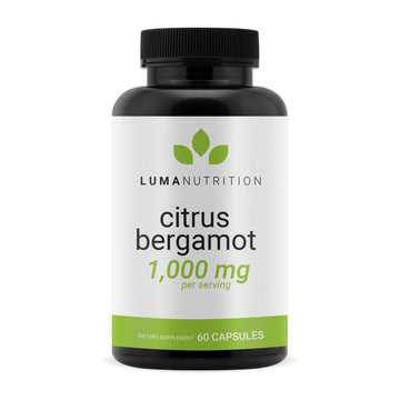 Luma Nutrition Citrus Bergamot 1000mg Per Serving - Citrus Bergamot Supplement - Heart Health Support - Made in the USA - Veteran Owned - 60 Capsules, 30 Servings Luma Nutrition Au supplements