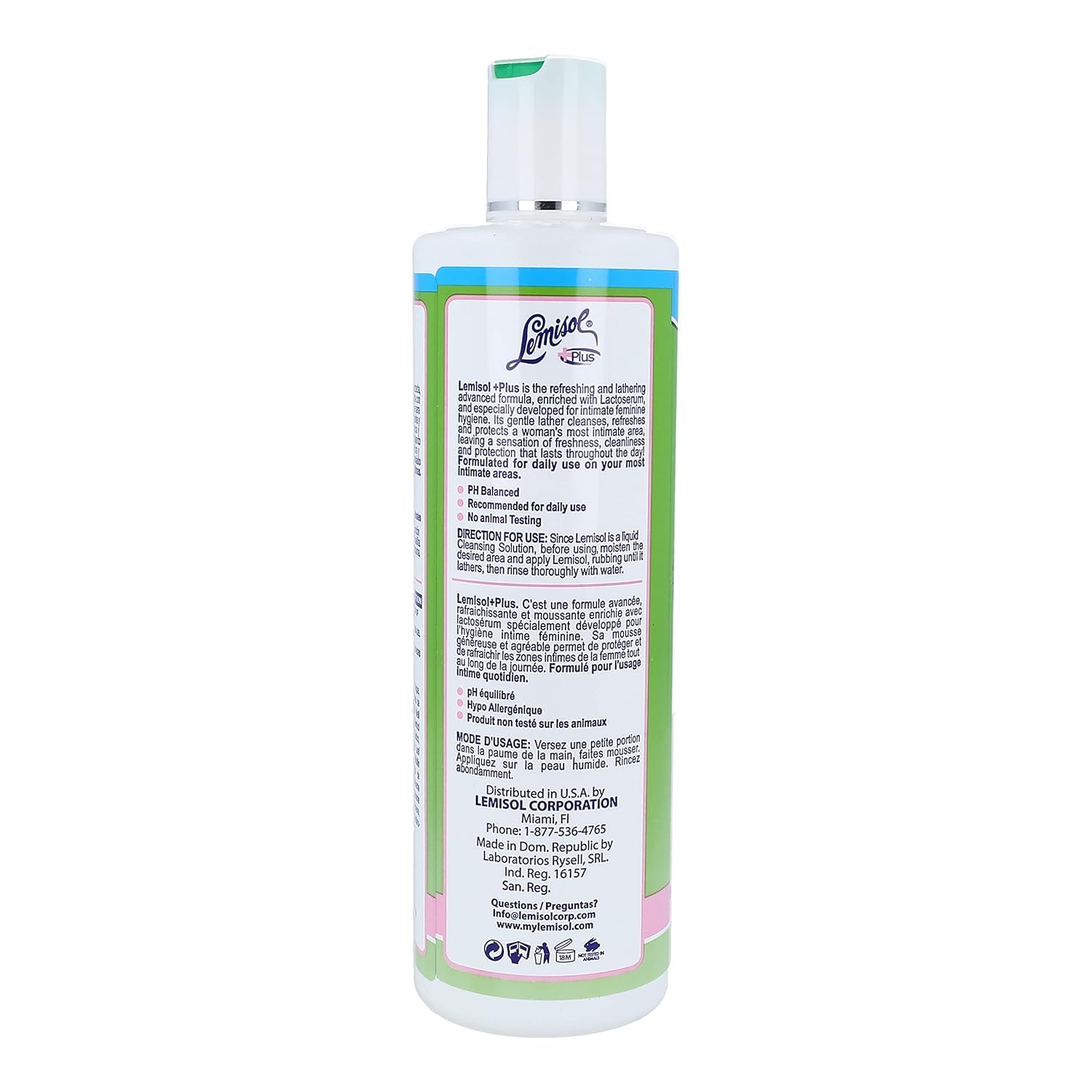 Lemisol Plus Feminine Wash 16 oz (Pack of 5) Lemisol Au supplements