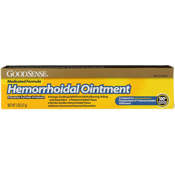 GoodSense Hemorrhoidal Ointment, Phenylephrine HCl, Petrolatum, Mineral oil, Relief from Burning, Itching and Discomfort of Hemorrhoids, 2 Ounces GoodSense Au supplements