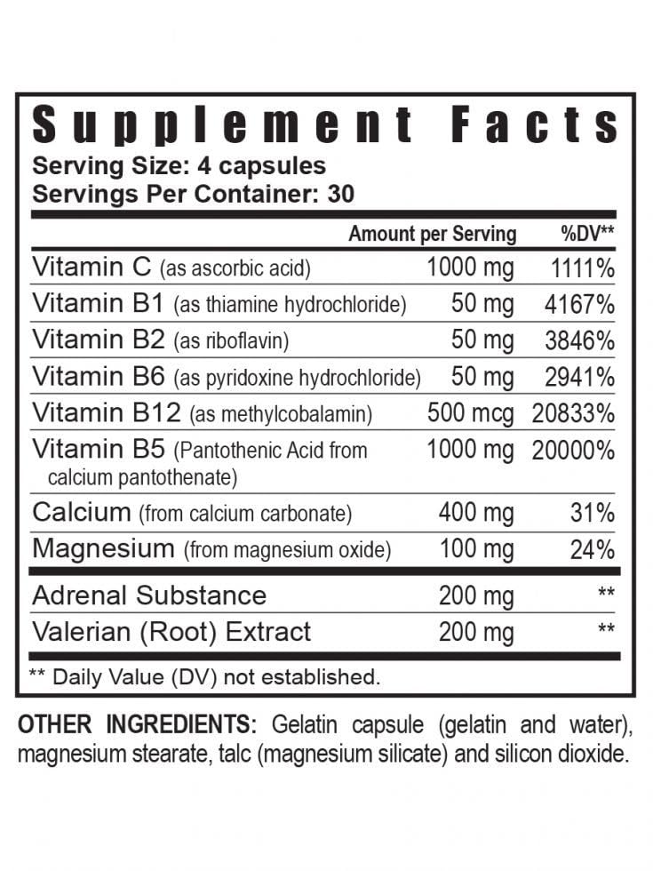 Youngevity Ultimate D-Stress™ – Natural Stress Relief Supplement with Magnesium, Valerian Root Extract, and B Vitamins – Supports Adrenal Health and Nervous System – 120 Capsules (Pack of 1) Youngevity Au supplements