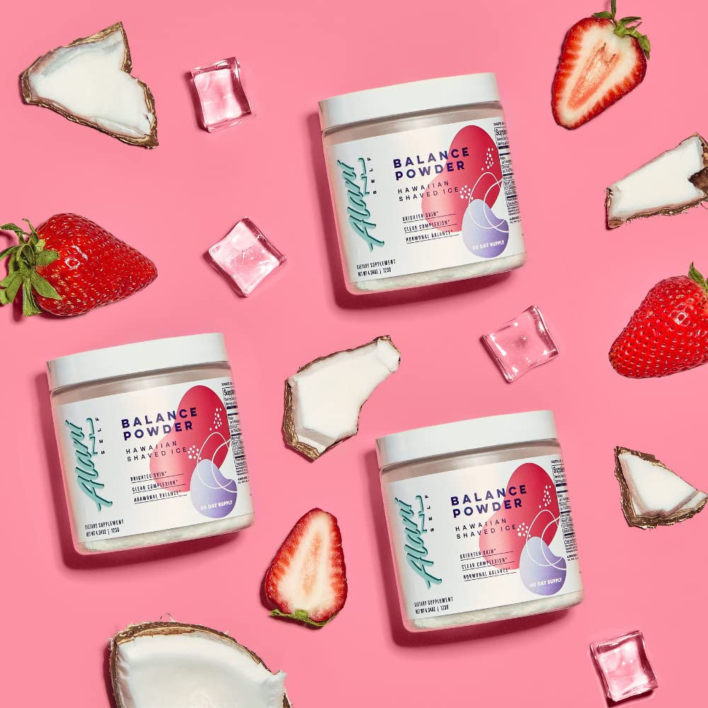 Alani Nu Balance Powder Hawaiian Shaved ICE | Supplement for Women | Hormonal Supp Alani Nu Au supplements