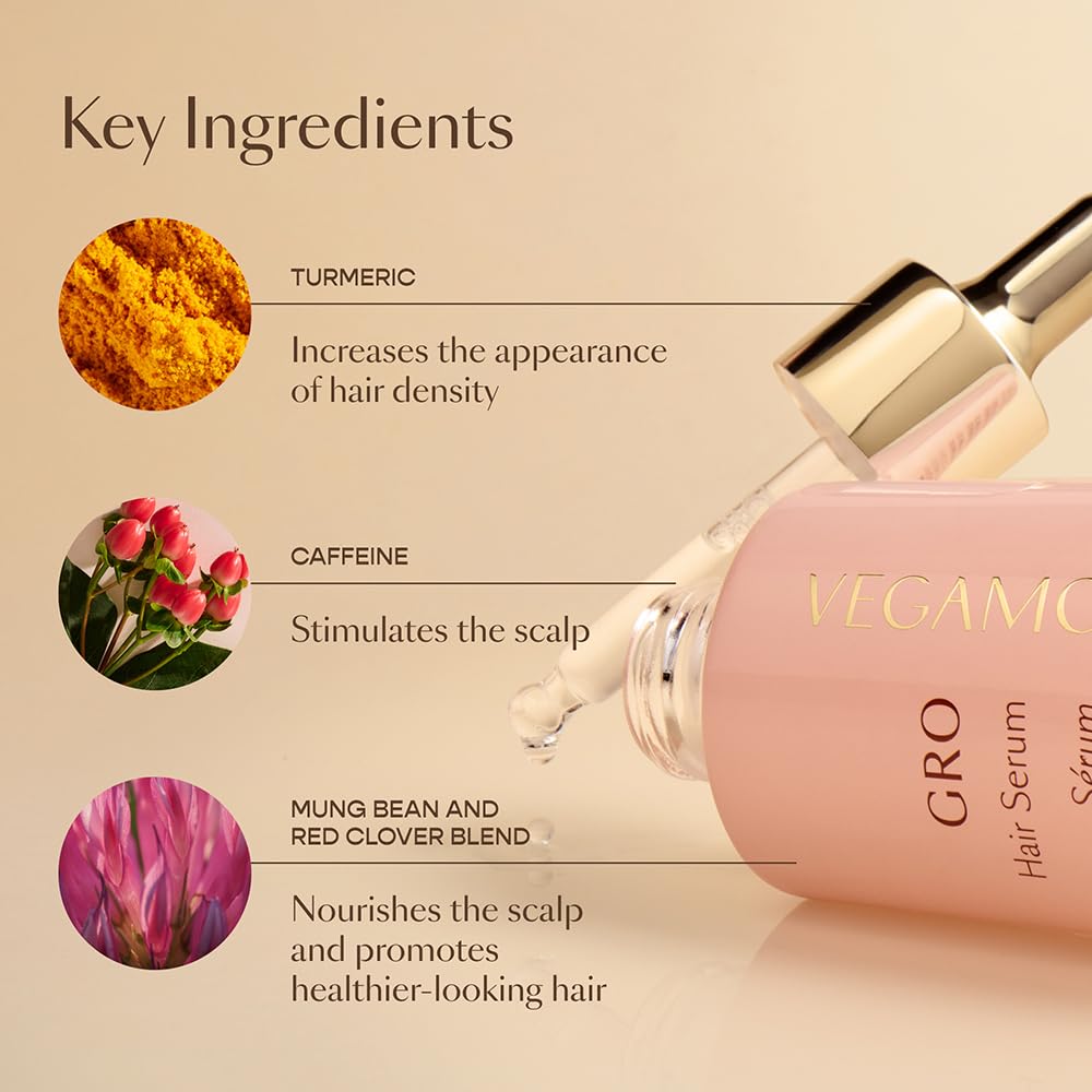 VEGAMOUR GRO Better Duo Includes GRO Hair Serum & GRO Revitalizing Scalp Massager for Thinning Hair VEGAMOUR Au supplements