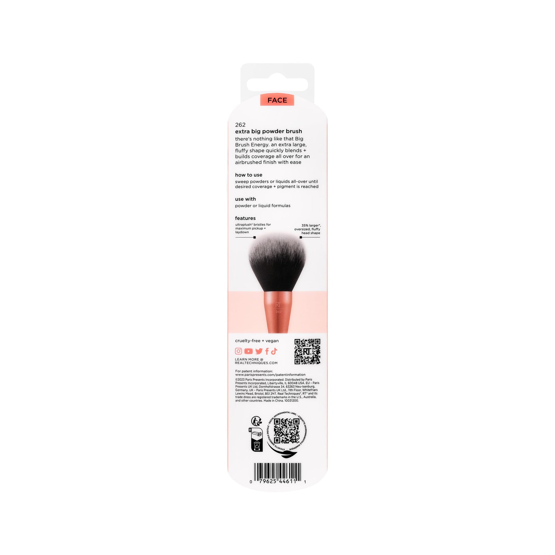 Real Techniques Extra Big Powder Brush, Large Makeup Brush For Powder, Fluffy Head For All-Over Setting, XL Oversized Brush For Quick Application, Cruelty-Free, Synthetic Bristles, 1 Count Real Techniques Au supplements