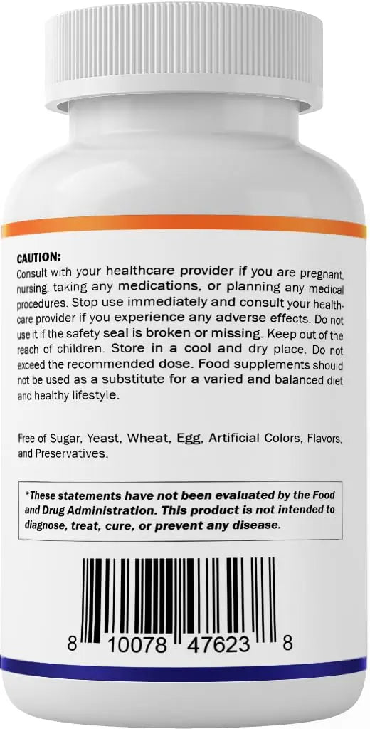 Vitamatic Magnesium Complex, 400mg Elemental MG (as Bisglycinate, Citrate, Taurate, Malate, Aspartate, Oxide, Gluconate, Lysinate Glycinate, Orotate, Succinate) – 120 Capsules Vitamatic Au supplements
